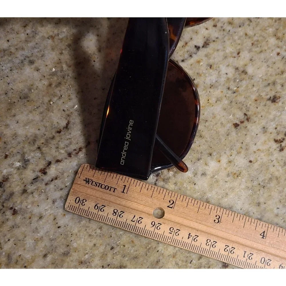ANDREA JOVINE Womens Designer Sunglasses Tortoise Style# A114 TS